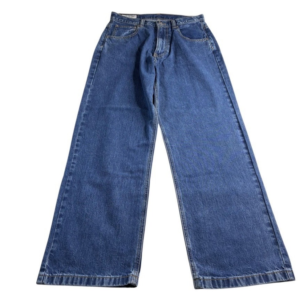 ZARA Denim Collection Mens Jeans 5-Pocket Medium Wash Straight Leg Blue Sz 31x31